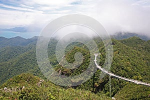 Langkawi Skybridge, high in the clouds