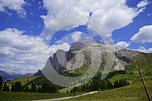 Langkofel - Sasso Lungo and other mountains