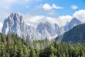 Langkofel (Sassolungo) landscape on the Dolomites mountains, South Tyrol, Italy