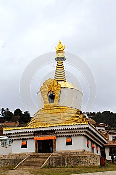 Langmu Temple of Tibetan Buddhism in China