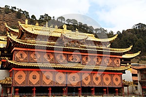 Langmu Temple of Tibetan Buddhism in China