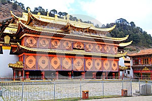 Langmu Temple of Tibetan Buddhism in China