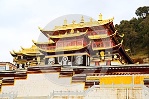Langmu Temple of Tibetan Buddhism in China