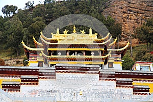 Langmu Temple of Tibetan Buddhism in China