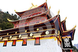 Langmu Temple of Tibetan Buddhism in China