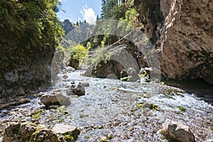 LANGMUSI, CHINA - SEP 25 2014: Ravine at Kirti Gompa (Dacangnama