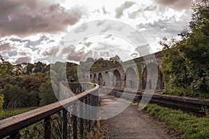 Langollen Canal Aqueduct and Viaduct at Chirk