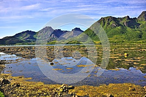 Langoya Island between Klo and Stregelvag, Vesteralen Archipelago, Norland County, Norway