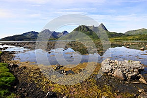 Langoya Island between Klo and Stregelvag, Vesteralen Archipelago, Norland County, Norway