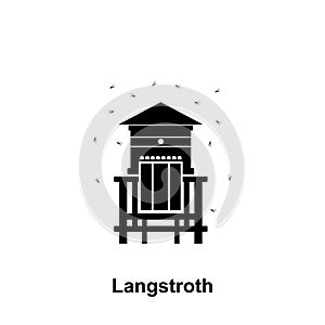 langstroth hive icon. Element of beekeeping icon. Premium quality graphic design icon. Signs and symbols collection icon for