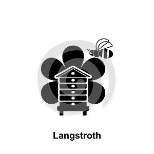 langstroth hive icon. Element of beekeeping icon. Premium quality graphic design icon. Signs and symbols collection icon for