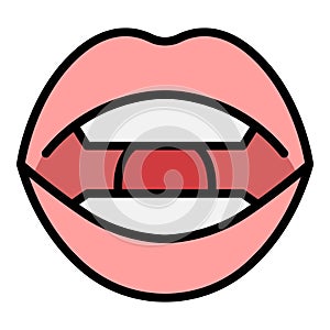 Language diction icon vector flat