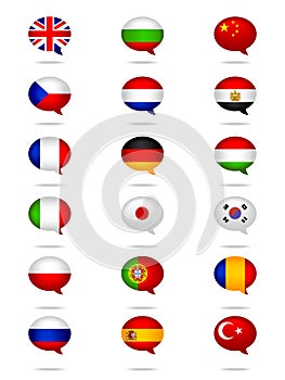 Languages Flag Set