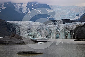 The langue of the Glacier in Iceland