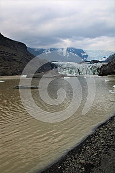 The langue of the Glacier in Iceland