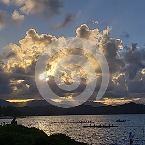 Lanikai fishing