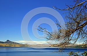 Lanin National Park entrance : a view on Huechulafquen lake