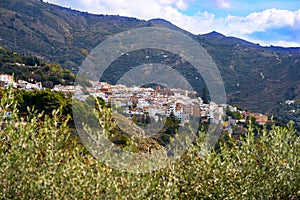 Lanjaron village in alpujarras of Granada photo