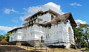 Lankathialaka temple in Kandy, Sri Lanka