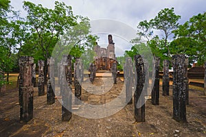 Lankatilaka temple in the world heritage city Polonnaruwa, Sri Lanka