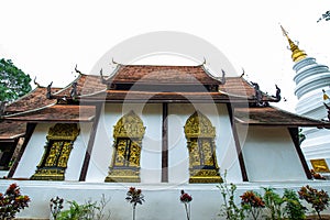 Lanna style church in the Phuttha Eoen temple
