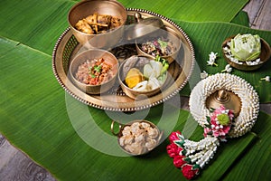 Lanna style Northern Thai food,thailand asia