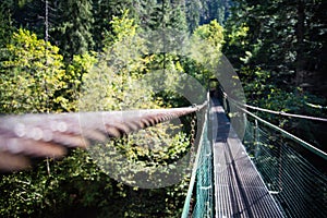 Lanova Lavka bridge at Slovensky Raj