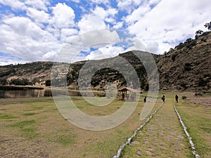 lansdcape complejo arqueologico intihuatana, Pumacocha, Ayacucho photo