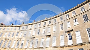 Lansdown Crescent in Bath England