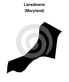 Lansdowne outline map