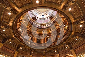 Lansing Michigan Capitol Rotunda Interior View