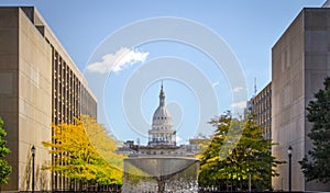 Lansing Michigan Downtown Panoramic Landscape