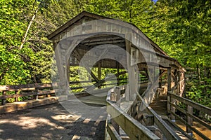 Lanterman Falls Covered Bridge