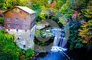 Lanterman's Mill in the Fall photo