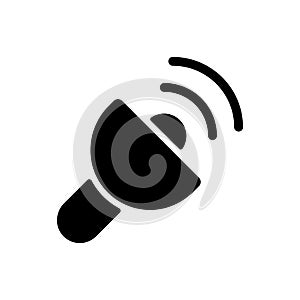 Lantern app black glyph icon