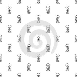 Lantern candle pattern vector seamless