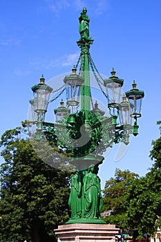 Lantern on the Hradcany Square in Prague