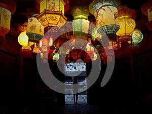A lantern in Jinxi Ancient Town