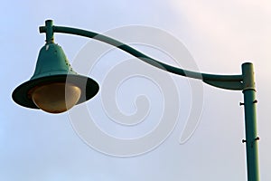 Lantern for lighting in a city park in Israel