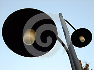 Lantern lighting electricpole