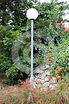 Lantern for lighting installed in a city park