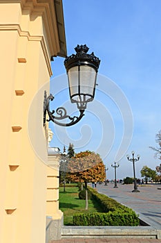 Lantern in the Mariinsky Palace in Kiev photo