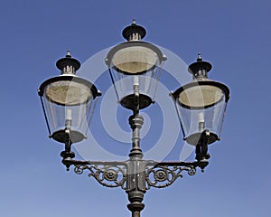 Lantern in Muenster, Westphalia, Germany