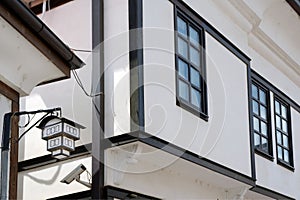 Lantern in Old Town in Ohrid - Macedonia