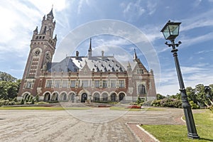 Lantern and the peace palace photo