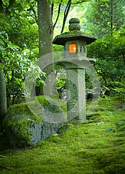 Lantern at Portland Japanese Garden