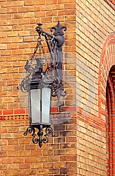 Lantern of residence of Bukovinian and Dalmatian Metropolitans, now part of Chernivtsi University photo