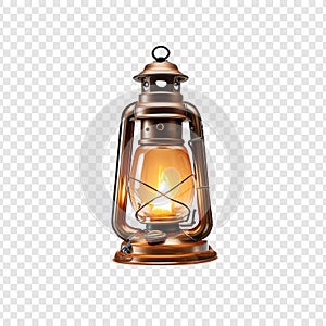Lantern on transparent background