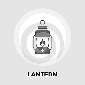 Lantern vector flat icon