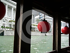 Lanterns on Boat, Singapore
